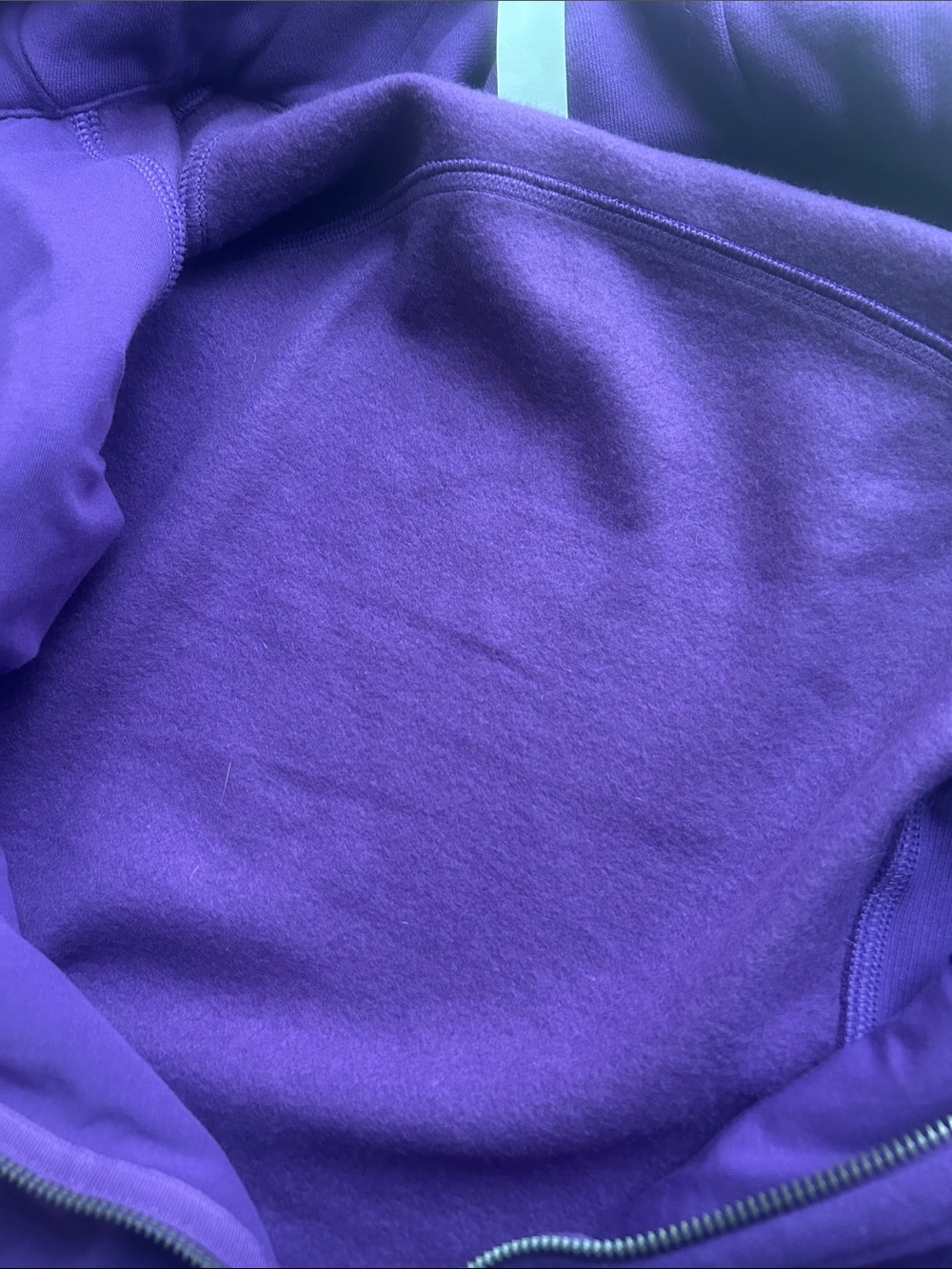 lululemon athletica Women's full-zip scuba in college purple size 8 - Picture 4 of 4